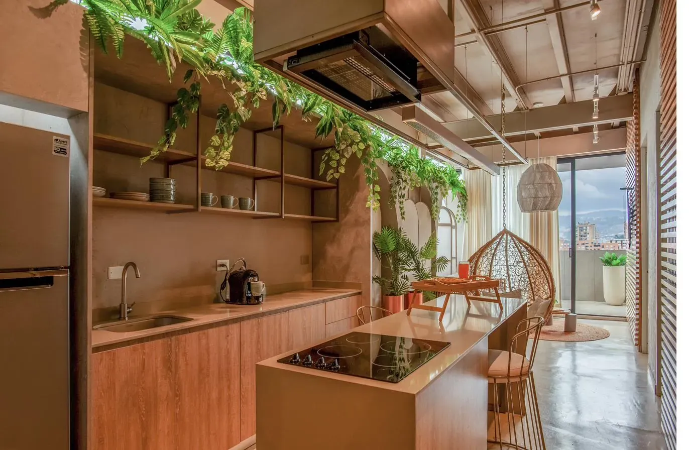 Cocina equipada de la suite